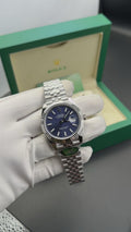 DATEJUST || ARF FACTORY || SILVER CASE W/BLUE DIAL