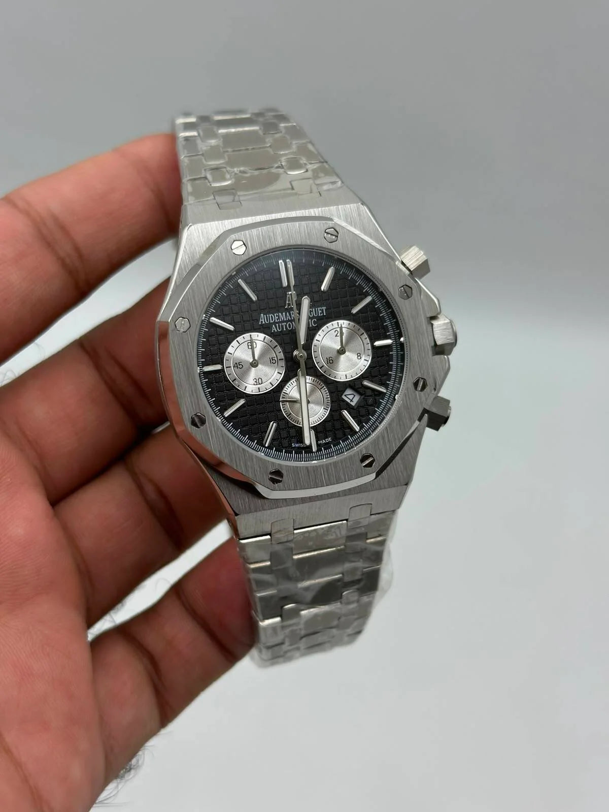 ROYAL OAK || CHRONOGRAPH || SILVER CASE W/BLACK DIAL