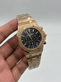 ROYAL OAK || CHRONOGRAPH || RG CASE W/BLACK DIAL