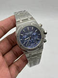 ROYAL OAK || CHRONOGRAPH || SILVER CASE W/BLUE DIAL