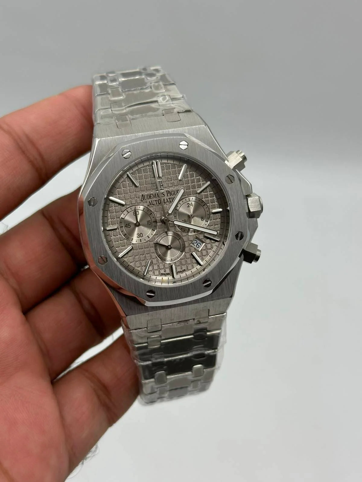 ROYAL OAK || CHRONOGRAPH || SILVER CASE W/GREY DIAL
