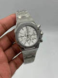 ROYAL OAK || CHRONOGRAPH || SILVER CASE W/WHITE DIAL