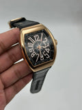 FRANCK MULLER || VANGUARD || RG CASE W/BLACK DIAL