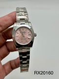 LADY DATEJUST || OYESTER || SILVER WITH PINK DIAL