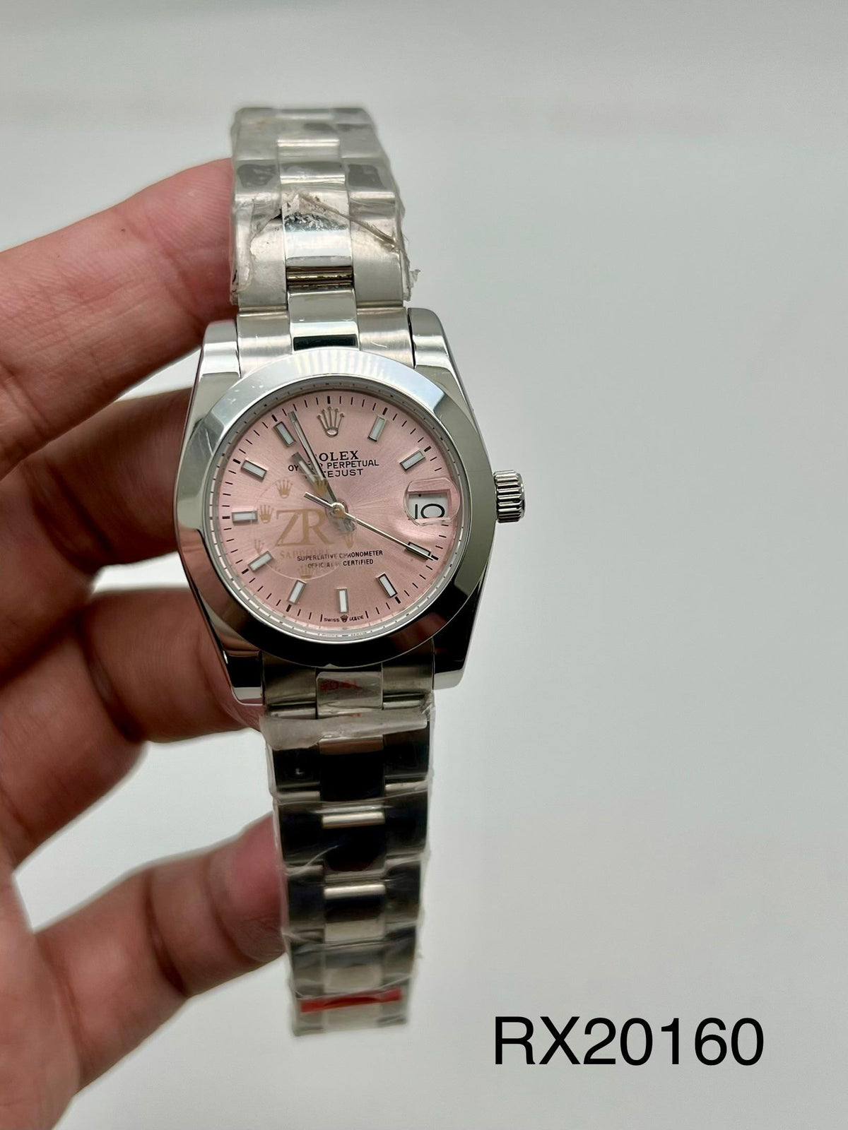 LADY DATEJUST || OYESTER || SILVER WITH PINK DIAL