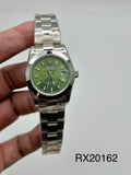 LADY DATEJUST || OYESTER || SILVER WITH GREEN DIAL