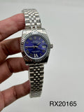 LADY DATEJUST || JUBLIEE || SILVER WITH BLUE DIAL