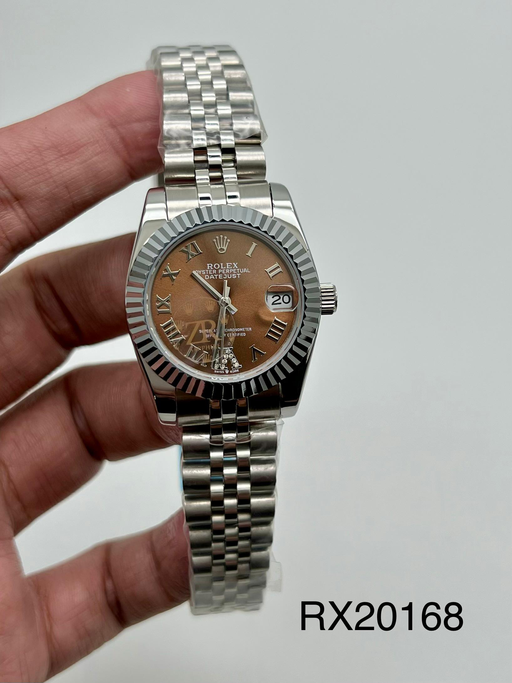 LADY DATEJUST || JUBLIEE || SILVER WITH BROWN DIAL