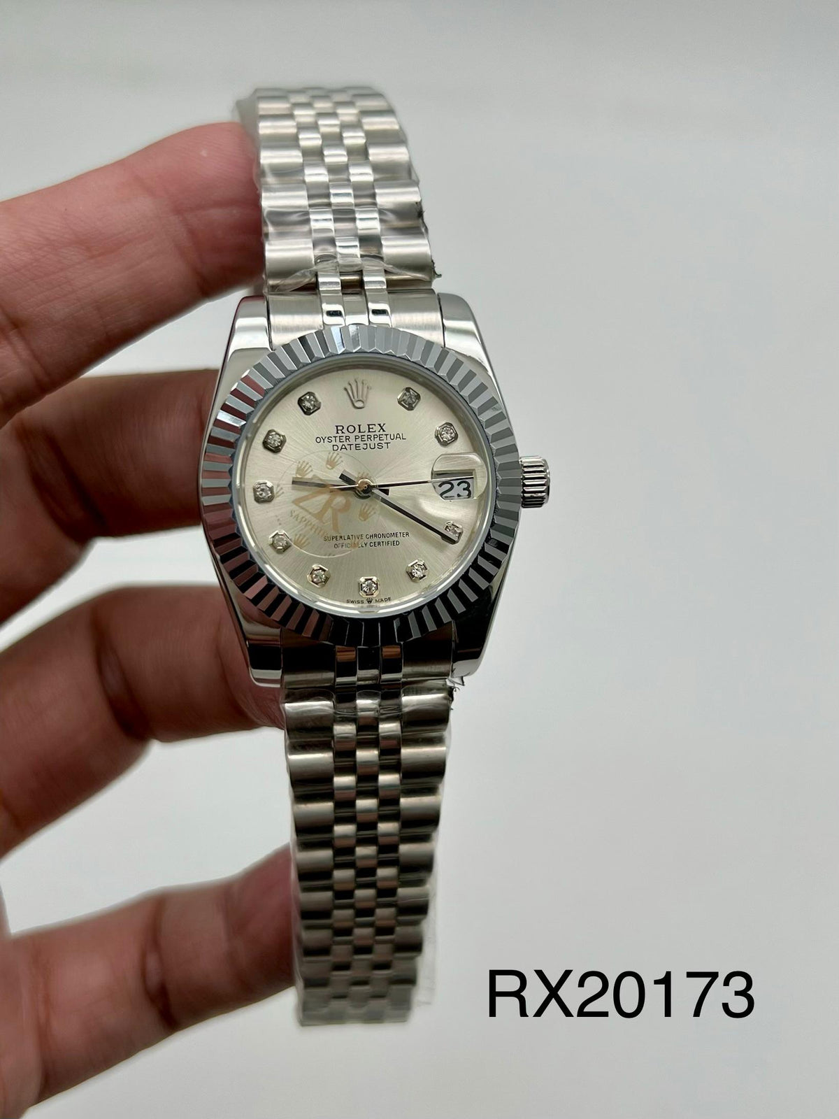 LADY DATEJUST || JUBLIEE || SILVER WITH WHITE DIAL