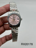 LADY DATEJUST || JUBLIEE || SILVER WITH PINK DIAL