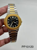 NAUTILUS || 5711J || TWO TONE || BLACK DIAL