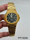 NAUTILUS || 5740 || GOLD || BLACK DIAL