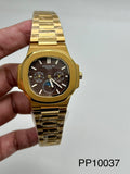 NAUTILUS || 5740 || GOLD || BROWN DIAL