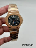 NAUTILUS || 5740 || ROSE GOLD || BLACK DIAL