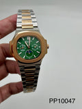 NAUTILUS || 5740 || TWO TONE || GREEN DIAL