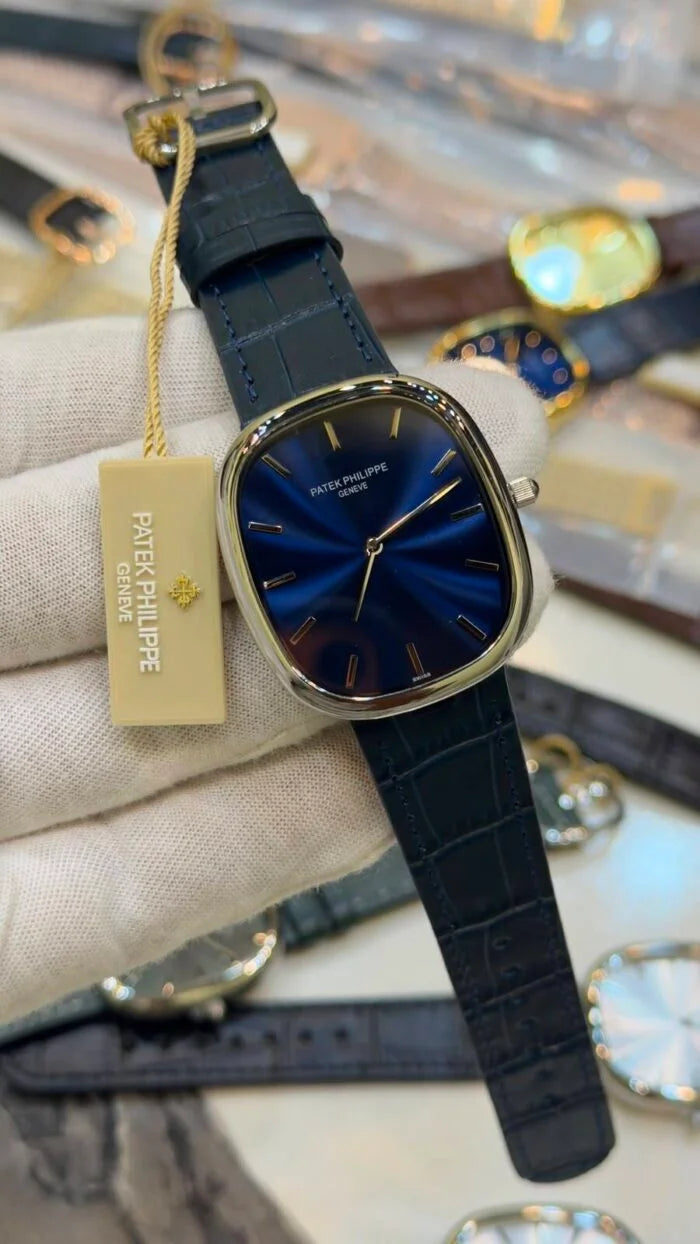 ELLIPSE || SILVER CASE W/BLUE DIAL