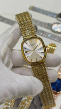 ELLIPSE || GOLD CASE W/SILVER DIAL