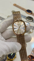 ELLIPSE || ROSE GOLD CASE W/SILVER DIAL