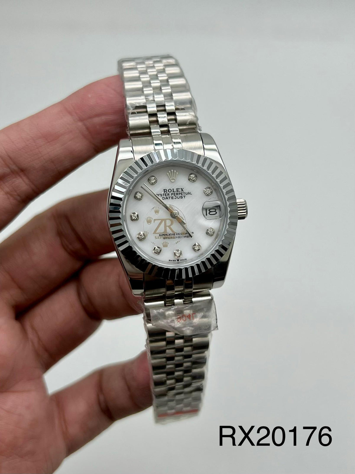 LADY DATEJUST || JUBLIEE || SILVER WITH WHITE DIAL