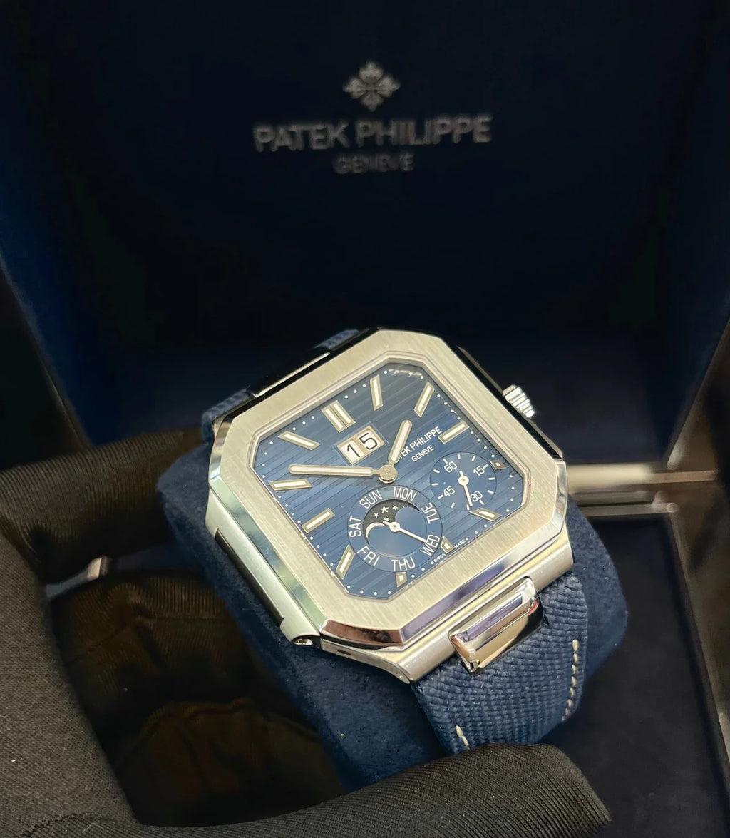 CUBITUS || 5822P || SILVER CASE W/BLUE DIAL